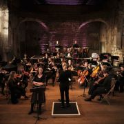 Hanna Hipp, Charlotte Politi and Chromatica Orchestra in rehearsal © Phil Sharp