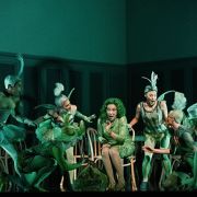 Christine Rice (The Muse) and fairies &copy; ROH | Camilla Greenwell, 2024