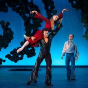 Grete Sofie Borud Nybakken, Erik Murzagaliyev and Joakim Visnes in A Tale About Swan Lake &copy; Jörg Wiesner