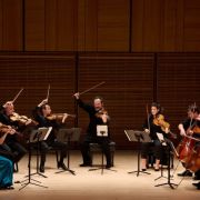 Quatuor Ébene and the Belcea Quartet &copy; Stefan Cohen