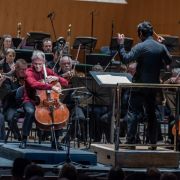 Alban Gerhardt, Alpesh Chauhan and the BBC Philharmonic &copy; BBC | Chris Payne