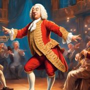 George Friderich Handel twerking &copy; AI generated using Magic Media on Canva