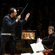 Andris Nelsons and Benjamin Grosvenor &copy; Winslow Townson