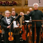 Gil Shaham, Semyon Bychkov and the Czech Philharmonic © Fadi Kheir