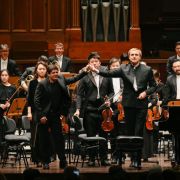 Javier Perianes, Vasily Petrenko and the Singapore Symphony Orchestra &copy; Clive Choo | Singapore Symphony Orchestra