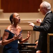 Jeanine De Bique and Manfred Honeck &copy; Josh Milteer | Pittsburgh Symphony Orchestra