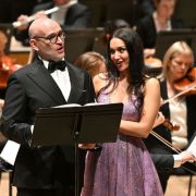 Michael Fabiano and Carolina López Moreno &copy; LSO | Mark Allan