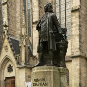 Statue of J.S. Bach in Leipzig &copy; Appaloosa | CC BY-SA 3.0, via Wikimedia Commons