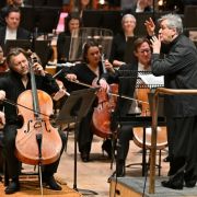 David Cohen, Sir Antonio Pappano and the London Symphony Orchestra &copy; LSO | Mark Allan