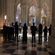 La Maîtrise Notre-Dame de Paris dans la cathédrale &copy; Msndp