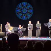 Los solistas Laia Prat, Assumpta Cumí, Carles Prat, Tomàs Maxé y el conjunto Locus Desesperatus &copy; Juventudes Musicales de Sabadell