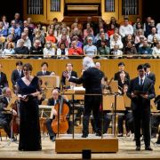 Los solistas Carolyn Sampson, Marianne Beate Kielland, Shimon Yoshida, Dominik Wörner &copy; Rafa Martín | Ibermúsica
