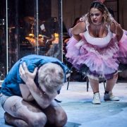 Nathaniel Sullivan (Jochanaan) and Summer Hassan (Salome) &copy; Andrew Boyle