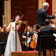 María Dueñas, Manfred Honeck and the Pittsburgh Symphony Orchestra &copy; J Milteer Photography | Pittsburgh Symphony Orchestra