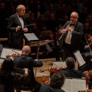 Iván Fischer, Ákos Ács and the Budapest Festival Orchestra &copy; Pete Woodhead for the Southbank Centre