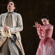 Carlo Vistoli (Ruggiero) and Mariangela Sicilia (Alcina) &copy; Fabrizio Sansoni | Teatro dell’Opera di Roma