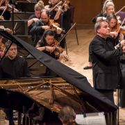 Paul Lewis, John Storgårds and the BBC Philharmonic Orchestra &copy; Chris Payne
