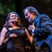 Kelly Cae Hogan (Brünnhilde) and Robert Hayward (Wotan) &copy; Clive Barda