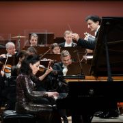 Beatrice Rana, Alain Altoniglu and the Czech Philharmonic © Ivan Malý