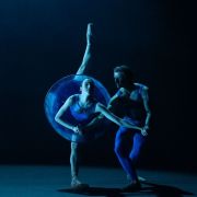 Laura Flugel and Hamish Longley in Andrew McNicol's Bates Beats © Photography by ASH