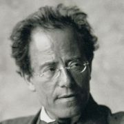 Gustav Mahler, 1907 by Moritz Nähr &copy; Public domain
