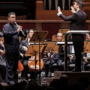 Ma Yue, Rodolfo Barráez and the Singapore Symphony Orchestra &copy; Chris P Lim | Singapore Symphony Orchestra