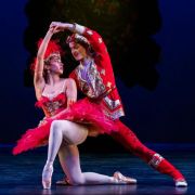 Alexandra Manuel (Firebird) and Marlo Kempsey-Fagg (Prince Ivan) in The Firebird &copy; Tristram Kenton