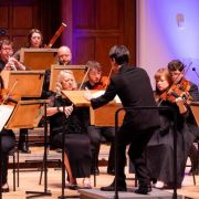 Roberto Forés Veses conducts the English Chamber Orchestra &copy; Colin Sheen
