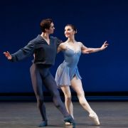 David Gabriel and Indiana Woodward in Balanchine's Sonatine &copy; Erin Baiano