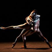 Indiana Woodward and Taylor Stanley in Kyle Abraham's When We Fell &copy; Erin Baiano