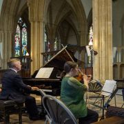 Simon Callaghan and members of the Berkeley Ensemble &copy; John Francis