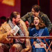 Hadleigh Adams (Colline), Ji-Min Park (Rodolfo) and Elena Perroni (Mimì) &copy; Andi Crown