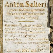 The gravestone of Antonio Salieri in the Vienna Central Cemetary (gate 2, group 0, row 1, number 54) &copy; Eva Maria Mandl | Wikimedia Commons CC-BY-SA-4.0