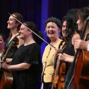 Sally Beamish and the Belcea, Castalian, Elias and Pavel Haas quartets &copy; Neil Hanna