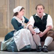Johanna Wallroth (Susanna) and Michael Nagl (Figaro) © Glyndebourne Productions Ltd | Photography by Richard Hubert Smith