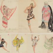 Léon Bakst: costume designs for Daphnis et Chloé &copy; Public domain | Bibliothèque nationale de France