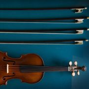 Violin bows and violin © Jorge Royan | Wikimedia Commons