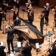 Richard Tognetti, Alexander Gavryluk, David Elton and the Australian Chamber Orchestra &copy; Nic Walker