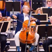 Yo-Yo Ma, Samy Rachid and the Boston Symphony Orchestra &copy; Hilary Scott, courtesy of the BSO