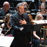 Kostas Smoriginas, Ryan Bancroft and the BBC National Orchestra of Wales © BBC | Andy Paradise