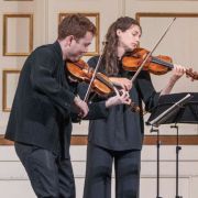 Leonkoro Quartett (Jonathan Schwarz, Jona Schibilsky, Mayu Konoe, Lukas Schwarz) &copy; SF | Marco Borrelli