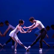 Jimin Kim and Alejandro Virelles in Balanchine's Haieff Divertimento with London City Ballet &copy; Photography by ASH