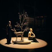 Tsubasa Hori and Kazutomi 'Tsuki' Kozuki in Sidi Larbi Cherkaoui's Vlaemsch (chez moi) &copy; Filip Van Roe