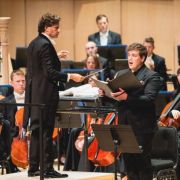 Gustavo Gimeno, Sean Michael Plumb and the Toronto Symphony Orchestra &copy; Allan Cabral, Courtesy of the Toronto Symphony Orchestra