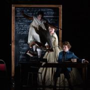 Cecily Balmforth (Flora), Anna Prohaska (Governess) and Zandy Hull (Miles) &copy; Fabrizio Sansoni | Teatro dell’Opera di Roma