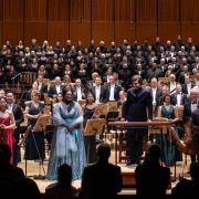 Angel Blue, Juraj Valčuha and the Houston Symphony &copy; Melissa Taylor