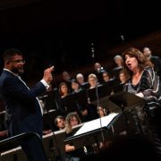 Lionel Sow et Cornelia Oncioiu dans Le Roi David à Radio France &copy; Edouard Brane / Radio France