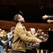 Francesco Piemontesi, Robin Ticciati et le Philhar' en répétition &copy; Christophe Abramowitz / Radio France