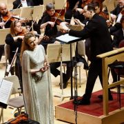 Nikola Hillebrand, Andris Nelsons and the Boston Symphony Orchestra &copy; Winslow Townson, courtesy of the BSO