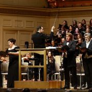Soloists, Andris Nelsons and the Boston Symphony Orchestra and Tanglewood Festival Chorus &copy; Winslow Townson, courtesy of the Boston Symphony Orchestra
